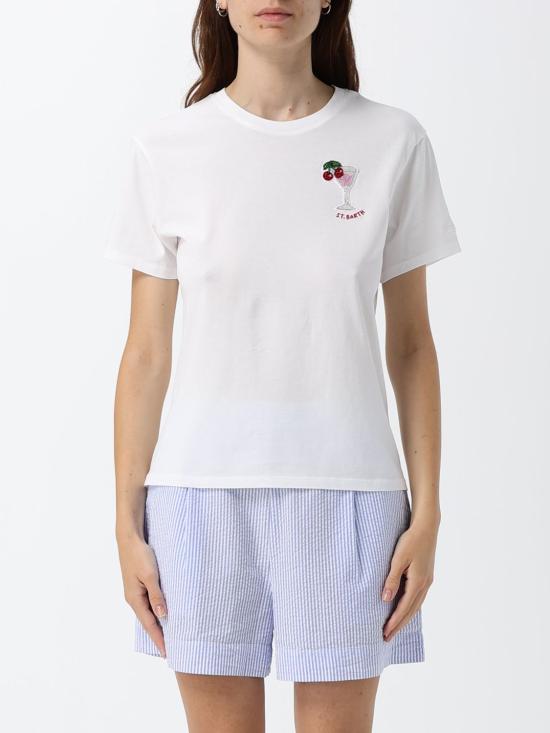 26SS 세인트바쓰 반팔 티셔츠 EMI0001 08534L Pearl