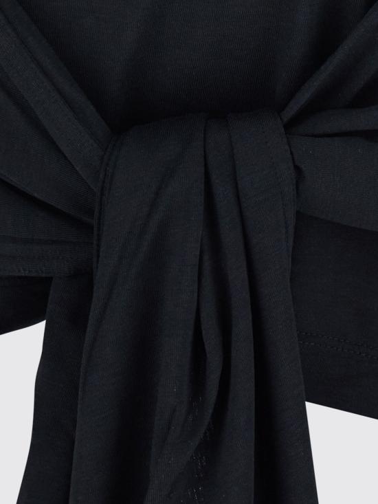 26FW 토템 반팔 티셔츠 263WRT0755FB0419 001 Black - TOTEME