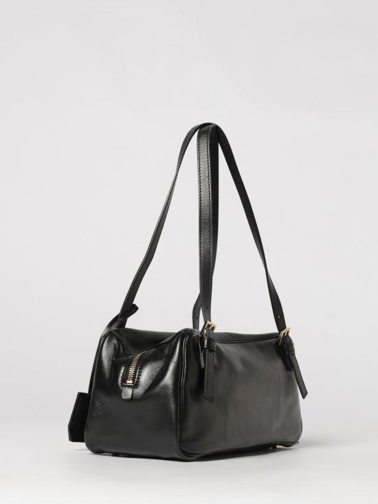 26SS 베르사체 VERSACE TAG 나파 라지 볼링백 10164281A13171 1B00V Black - VERSACE
