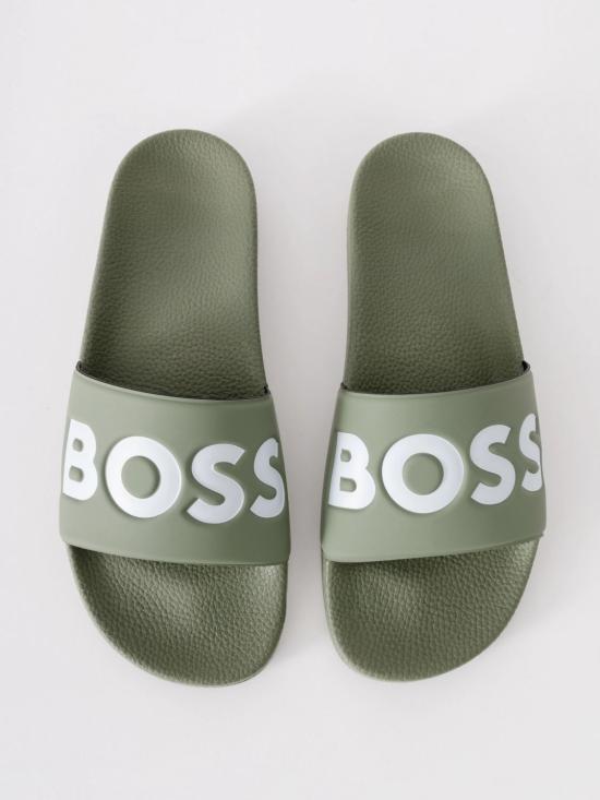 26SS 보스 뮬/슬리퍼 50536835 351 Green - BOSS