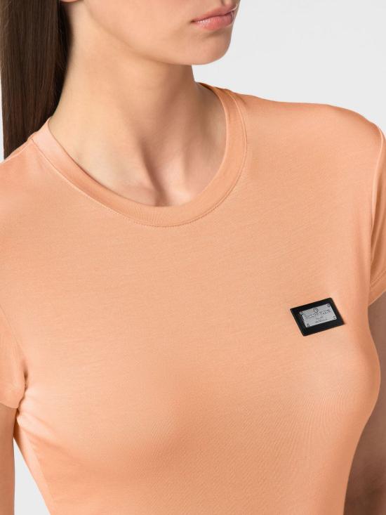 26SS 필립 플레인 반팔 티셔츠 UADCWTK3554PTE003N 37 Salmon - PHILIPP PLEIN