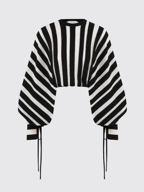 26SS 짐머만 스웨터 7321TC261 BKCRSTR Black - ZIMMERMANN