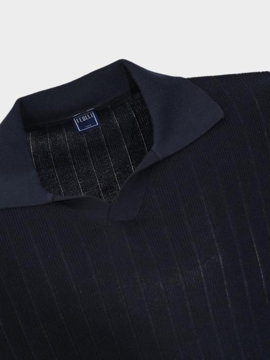 26SS 페델리 폴로 티셔츠 MU0D5857 0828 Blue - FEDELI
