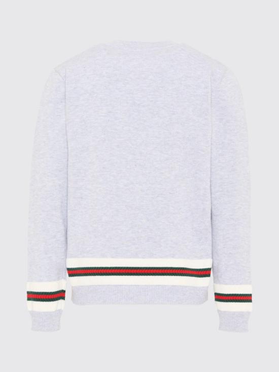 26SS [키즈] 구찌 풀오버 851146XKFDC 1070 Grey - GUCCI