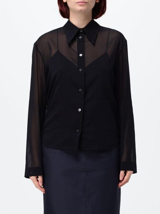 26FW 구찌 블라우스 875482ZAPE4 1000 Black