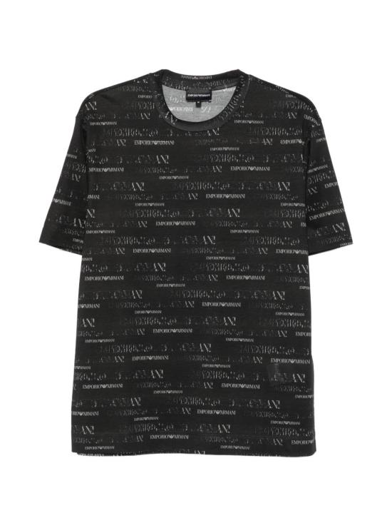 26FW 엠포리오 아르마니 반팔 티셔츠 EM006812 AF10017FB563 NAVY