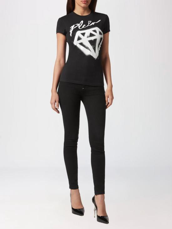 25FW 필립 플레인 반팔 티셔츠 FACCWTK2910PJY002N 02 Black - PHILIPP PLEIN