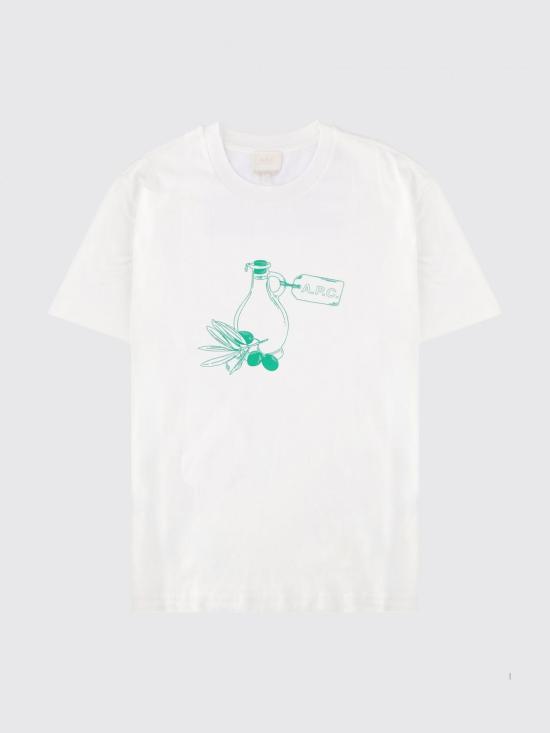 26SS 아페쎄 반팔 티셔츠 COHBMH26628 AAB White - A.P.C.