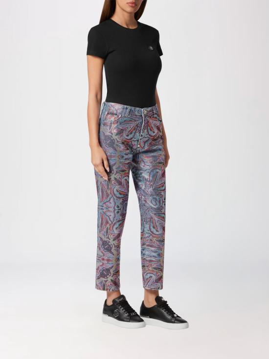 25FW 필립 플레인 스트레이트 팬츠 SADCWDT2495PDE004N 07IX Multicolor - PHILIPP PLEIN