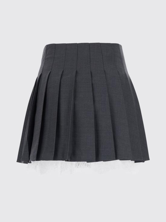 26FW 셀프 포트레이트 스커트 PF26006SKGR Grey - SELF PORTRAIT