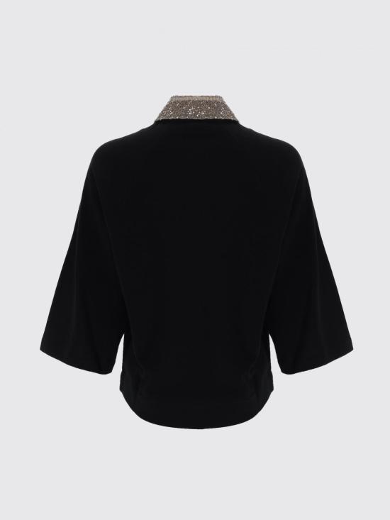 26SS 브루넬로 쿠치넬리 폴로 티셔츠 M0T63EJ115 C101 Black - BRUNELLO CUCINELLI
