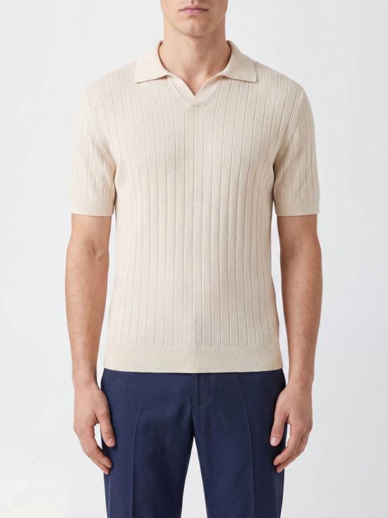 26SS 페델리 폴로 티셔츠 MU0D5857 0130 Ivory