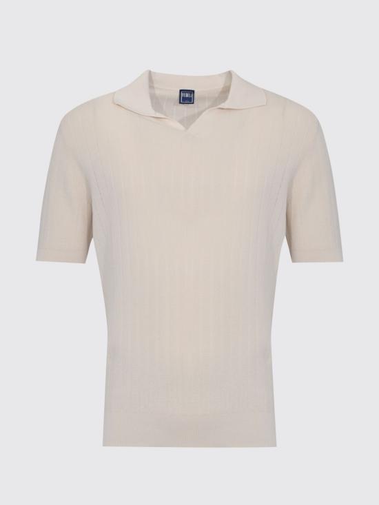 26SS 페델리 폴로 티셔츠 MU0D5857 0130 Ivory - FEDELI