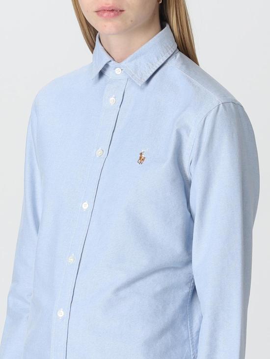 26SS 폴로 랄프로렌 포니 로고 옥스포드 셔츠 211891377 001 Blue - POLO RALPH LAUREN