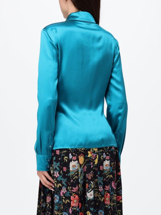 26FW 구찌 셔츠 875614ZHS19 4598 Turquoise - GUCCI