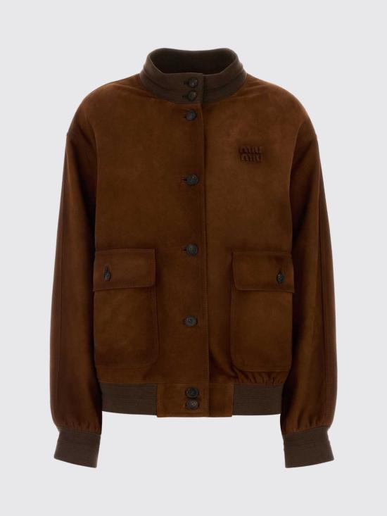 26SS 미우미우 자켓 MPW012SOOO19ML F0042 Brown