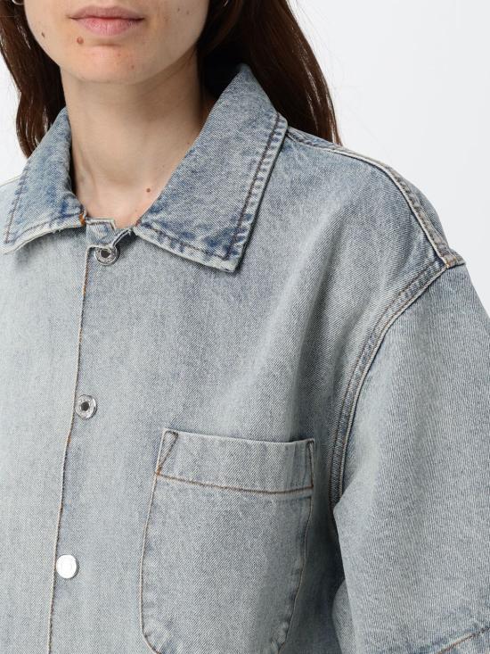 26SS 엠에스지엠 셔츠 4040ME230L267086 82 Gnawed Blue - MSGM