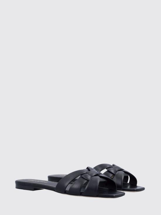 26SS 생로랑 플랫 슈즈 571952BAD00 1000 Black - SAINT LAURENT