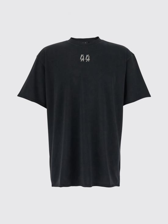 26SS 44레이블 반팔 티셔츠 B0030556FA724 P778 Black - 44 LABEL