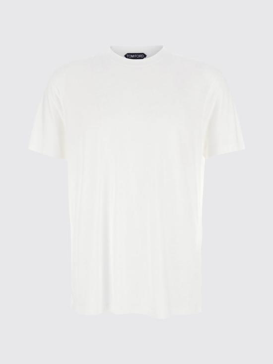 26FW 톰포드 반팔 티셔츠 JCS004JMT012 WAB White - TOMFORD