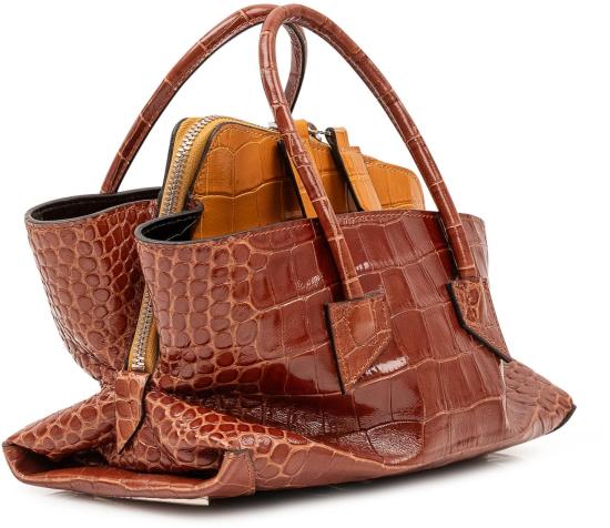 26FW 디 아티코 토트백 260WAH00063LBT155PR490 BROWN - THE ATTICO