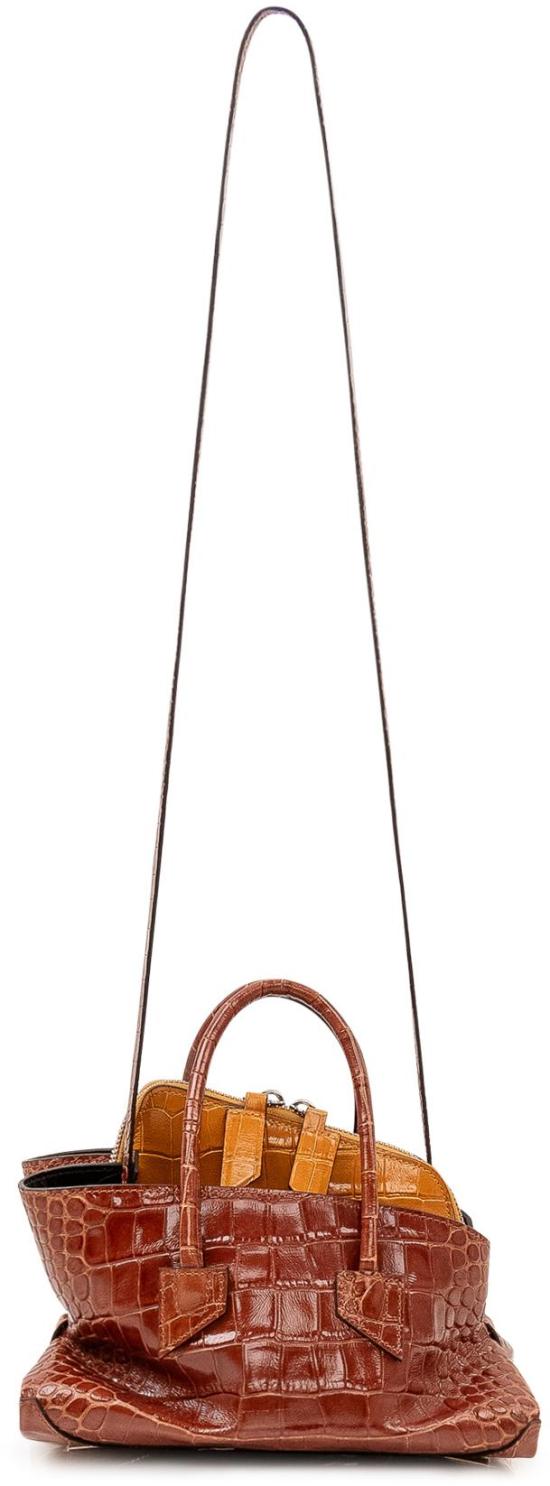 26FW 디 아티코 토트백 260WAH00063LBT155PR490 BROWN - THE ATTICO