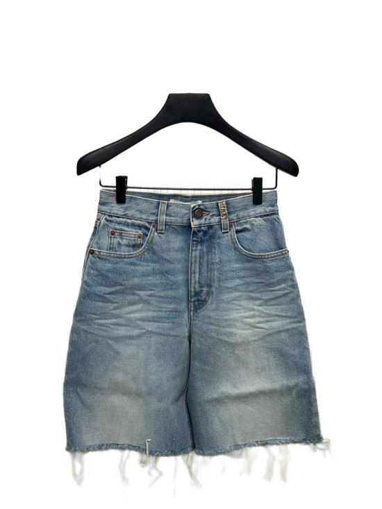 26FW 끌로에 숏팬츠 CH26ADS01 15040T LIGHT BLUE - CHLOE