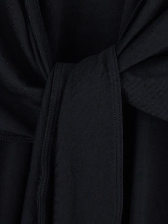 26FW 토템 롱 원피스 263WRD0347FB0669 001 Black - TOTEME