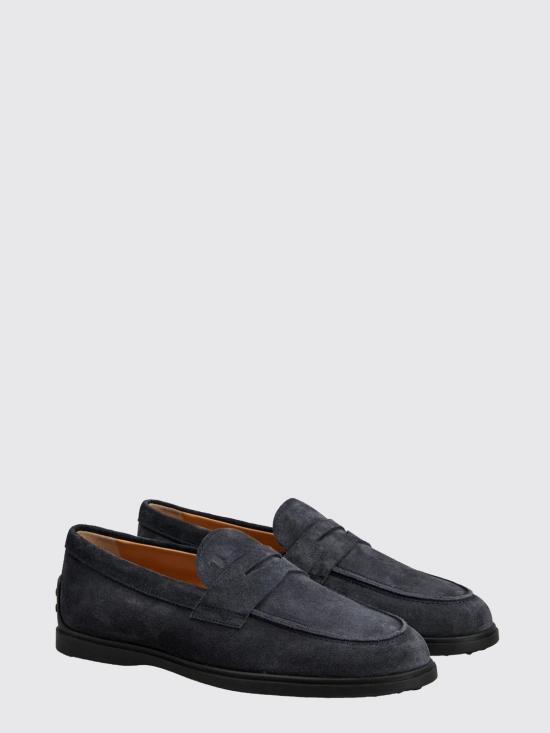 26SS 토즈 스웨이드 페니 로퍼 XXM78L0JM60RE0 U835 Blue - TODS