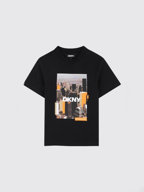 26SS [키즈] 디케이엔와이 티셔츠 D62536 09B Black