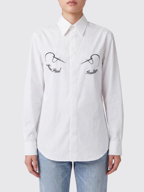 26SS 장 폴 고티에 셔츠 ST050C07101 00 White