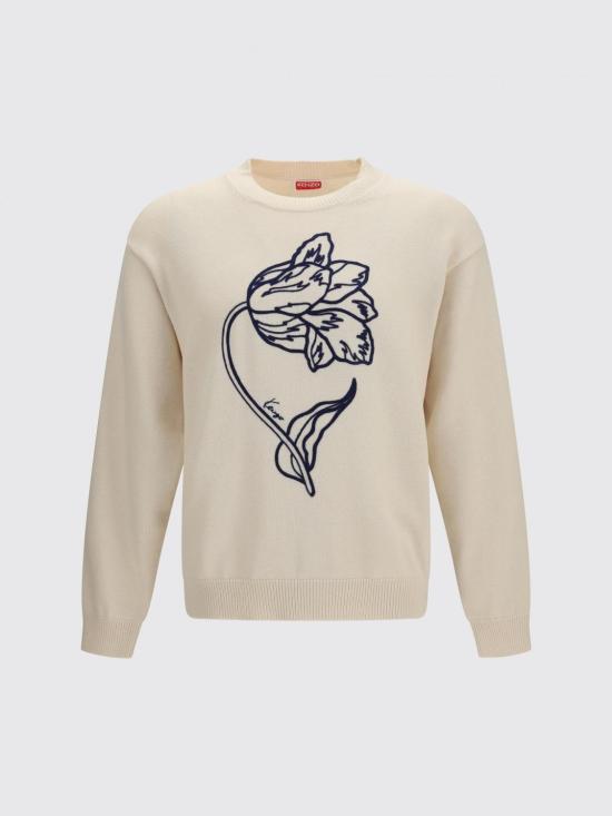 26FW 겐조 스웨터 FG65PU8213EA 02 White - KENZO