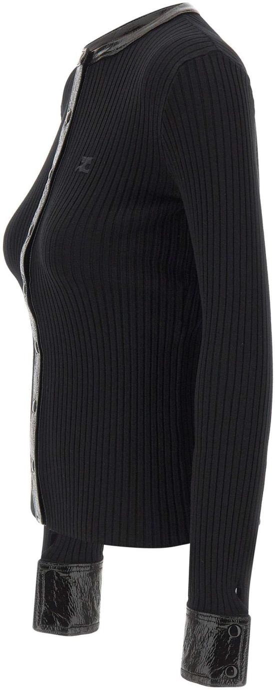 26FW 쿠레쥬 니트웨어 326MGI056FI0001BLACK - COURREGES