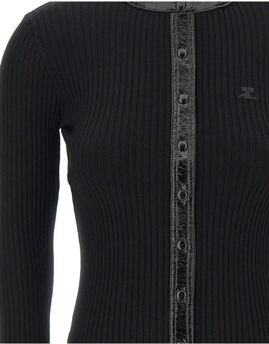 26FW 쿠레쥬 니트웨어 326MGI056FI0001BLACK - COURREGES