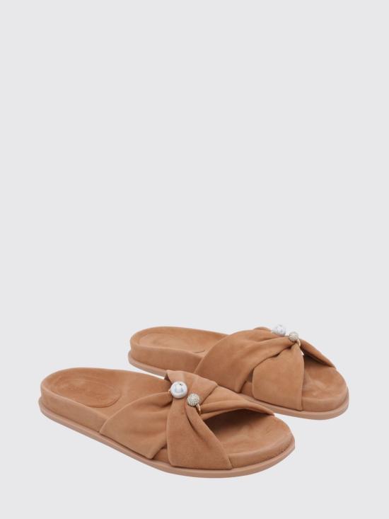 26FW 지미추 힐/펌프스 RAFIFLATSUE TOFFEE Brown - JIMMY CHOO