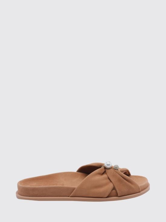 26FW 지미추 힐/펌프스 RAFIFLATSUE TOFFEE Brown