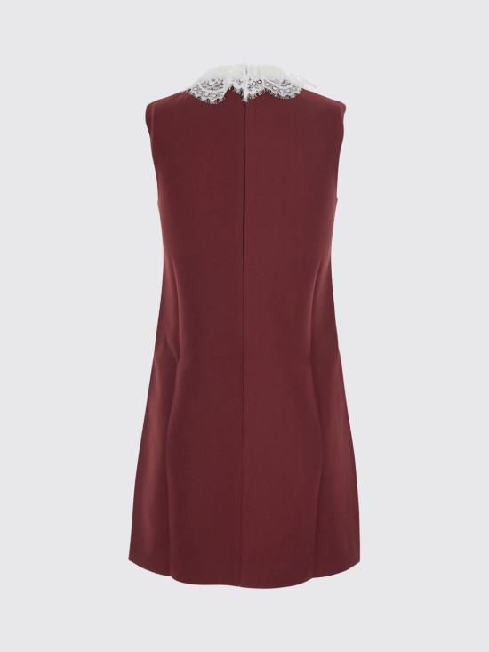 26FW 셀프 포트레이트 미디 원피스 PF26001SBBU Burgundy - SELF PORTRAIT