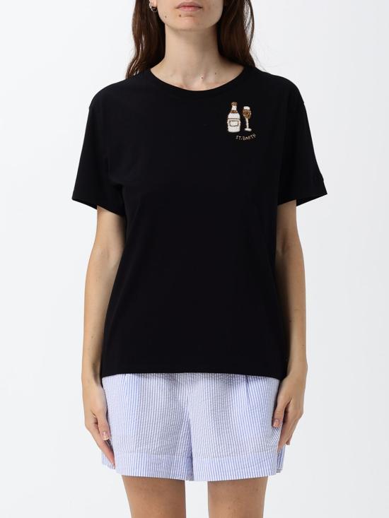 26SS 세인트바쓰 반팔 티셔츠 EMI0001 01222L Black 1