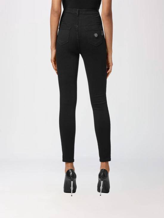 25FW 필립 플레인 데님 팬츠 PAACWDT1918PDE004N 02ED Black - PHILIPP PLEIN