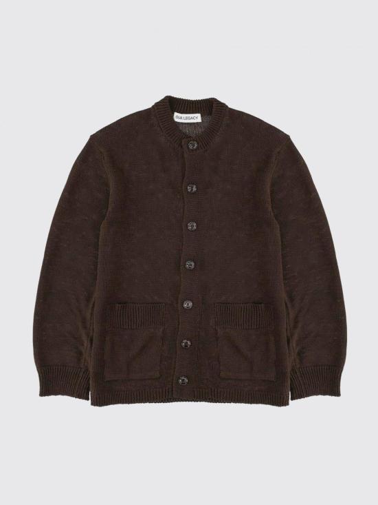 26SS 아워레가시 Parlor 가디건 M2263PB Brown - OUR LEGACY