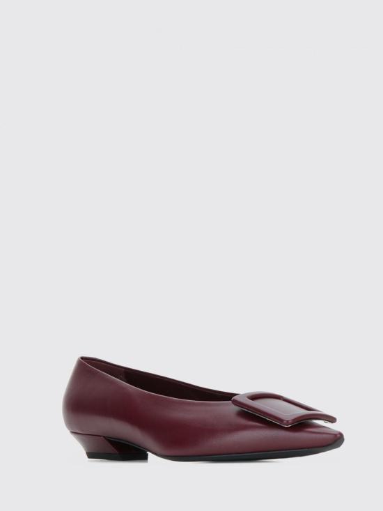 26FW 로저비비에 플랫 슈즈 RVW8244550091T R805 Wine - ROGER VIVIER