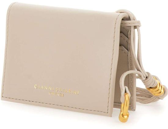 26FW 지아니 끼아리니 지갑 PF5039NALAMB BEIGE - GIANNI CHIARINI