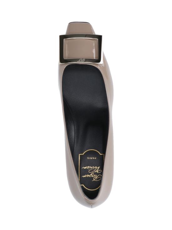 26FW 로저비비에 트럼펫 메탈 버클 펌프스 RVW44815280D1P C415 Beige - ROGER VIVIER
