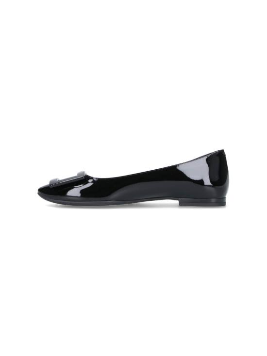 26FW 로저비비에 U 룩 발레리나 플랫 RVW66834910D1P B999 Black - ROGER VIVIER