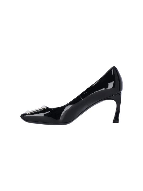 26FW 로저비비에 트럼펫 메탈 버클 펌프스 RVW40015280D1P B999 Black - ROGER VIVIER