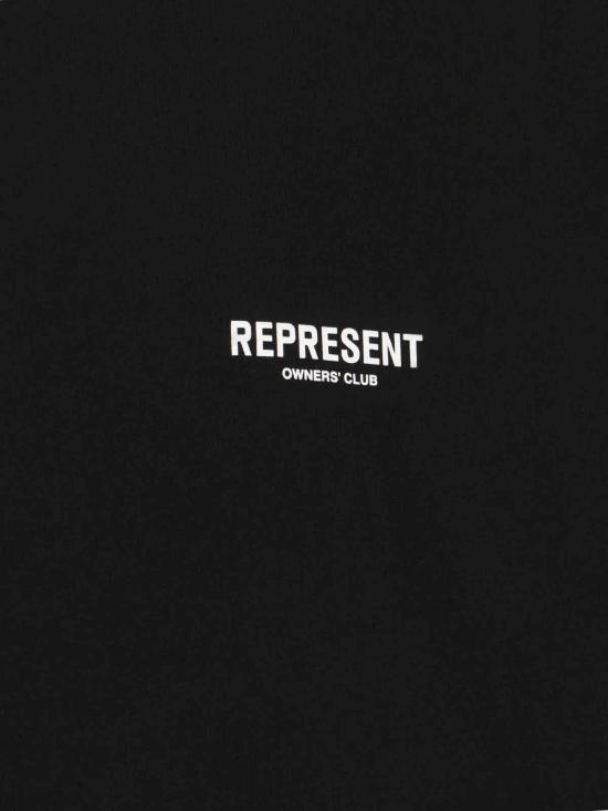 26FW 리프레젠트 후드 티셔츠 OCM41113 001 Black - REPRESENT