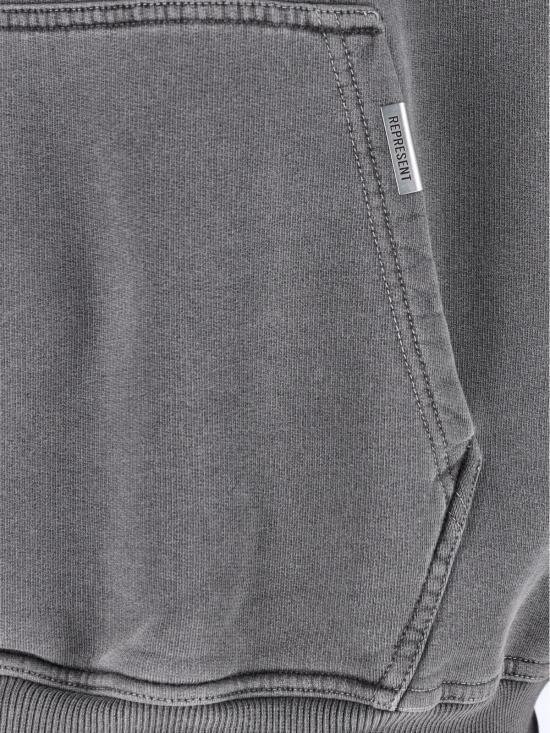 26FW 리프레젠트 후드 티셔츠 OCM41113 02 Grey - REPRESENT