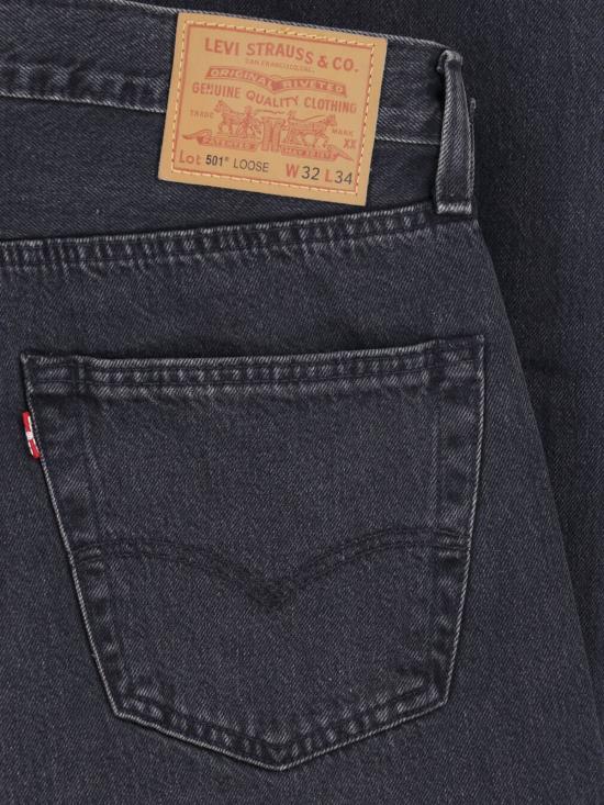 26FW 리바이스 501 루즈 진 0057U 0005 BIG WHEELS Black - LEVI'S