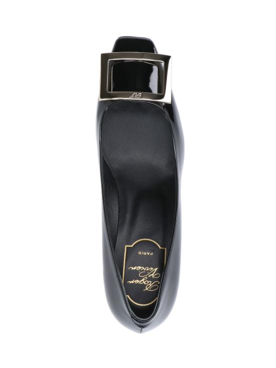 26FW 로저비비에 트럼펫 메탈 버클 펌프스 RVW44815280D1P B999 Black - ROGER VIVIER
