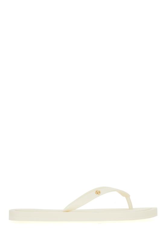 26FW 토리버치 뮬/슬리퍼 162307 100 IVORY GOLD